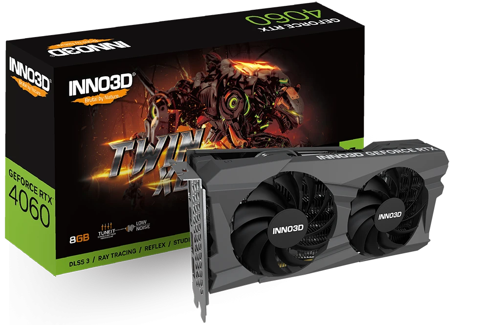 INNO3D GeForce RTX 4060 TWIN X2 (N40602-08D6-173061N)